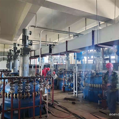 制藥反應(yīng)釜攪拌器安裝現(xiàn)場